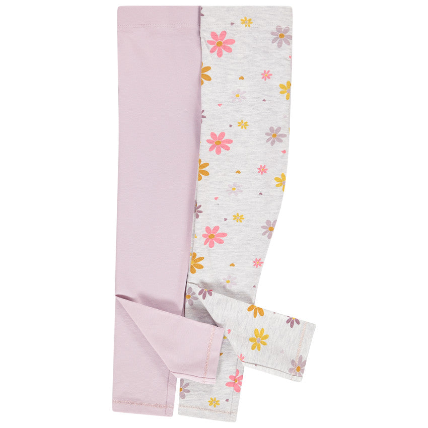 Lot de 2 leggings longs en jersey fille – Orchestra