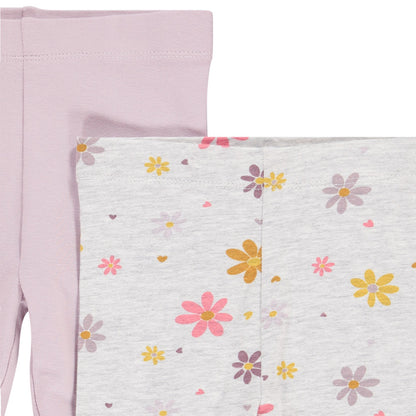 Lot de 2 leggings longs en jersey fille – Orchestra