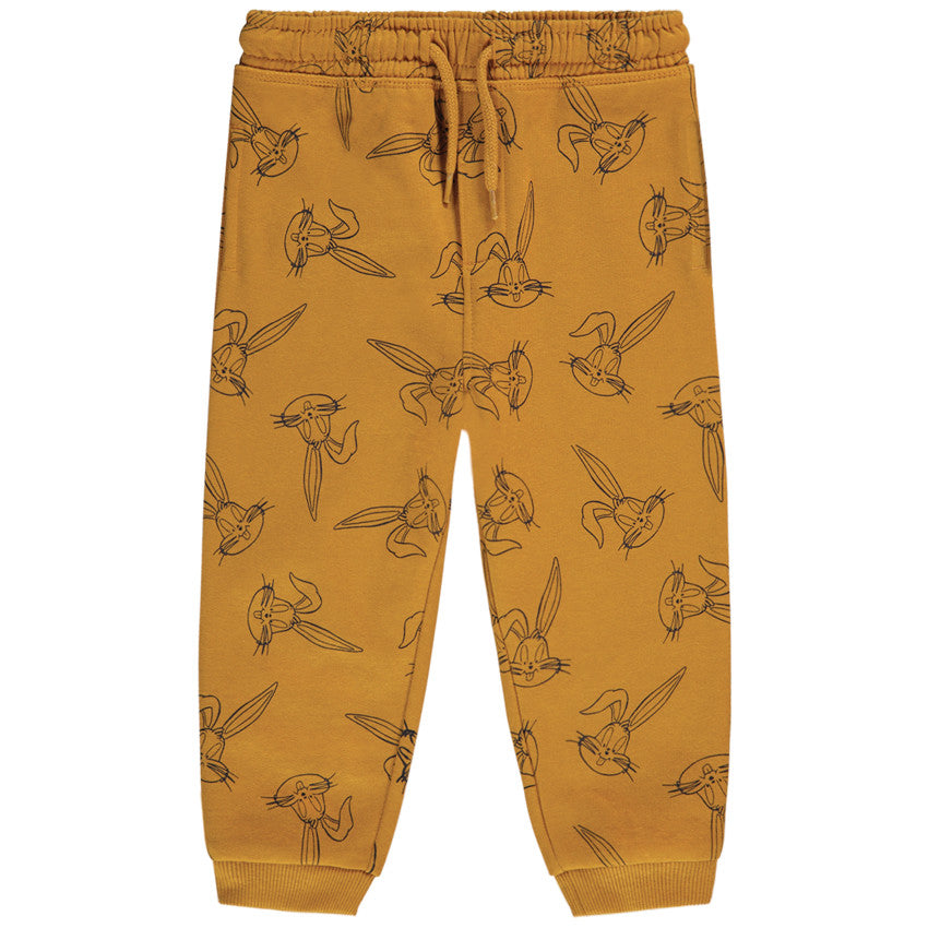Pantalon de jogging ocre à imprimé Bugs Bunny Looney Tunes – Orchestra
