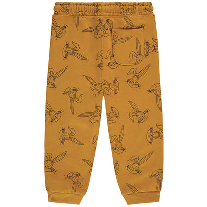 Pantalon de jogging ocre à imprimé Bugs Bunny Looney Tunes – Orchestra