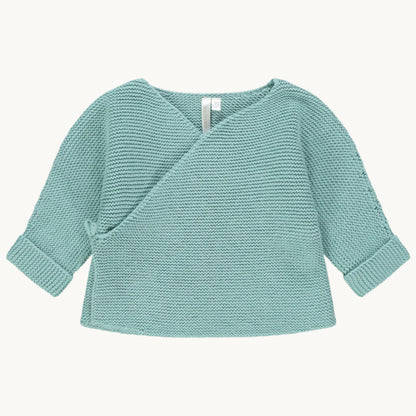 Cardigan en tricot uni coton pour bébé garçon