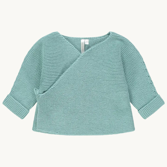Cardigan en tricot uni coton pour bébé garçon