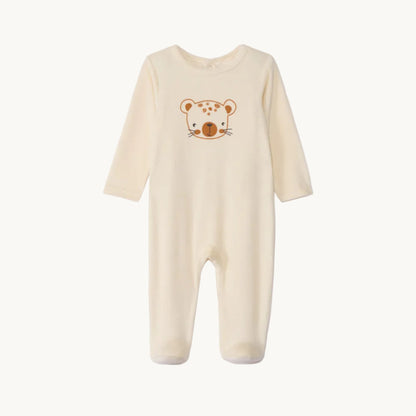 Dors-bien en velours imprimé pour bébé garçon