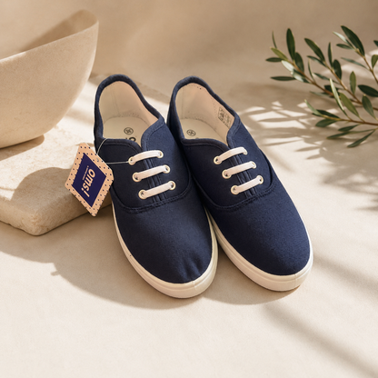 Baskets en toile bleu marine – OMS! by Original Marines