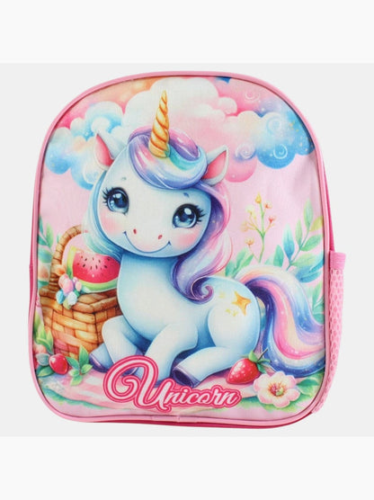 Sac à dos enfant Licorne rose – 25 cm – Crèche & Maternelle