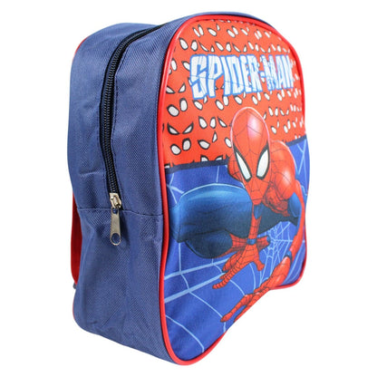 Sac à dos enfant Spider-Man bleu et rouge – 25 cm – Crèche & Maternelle