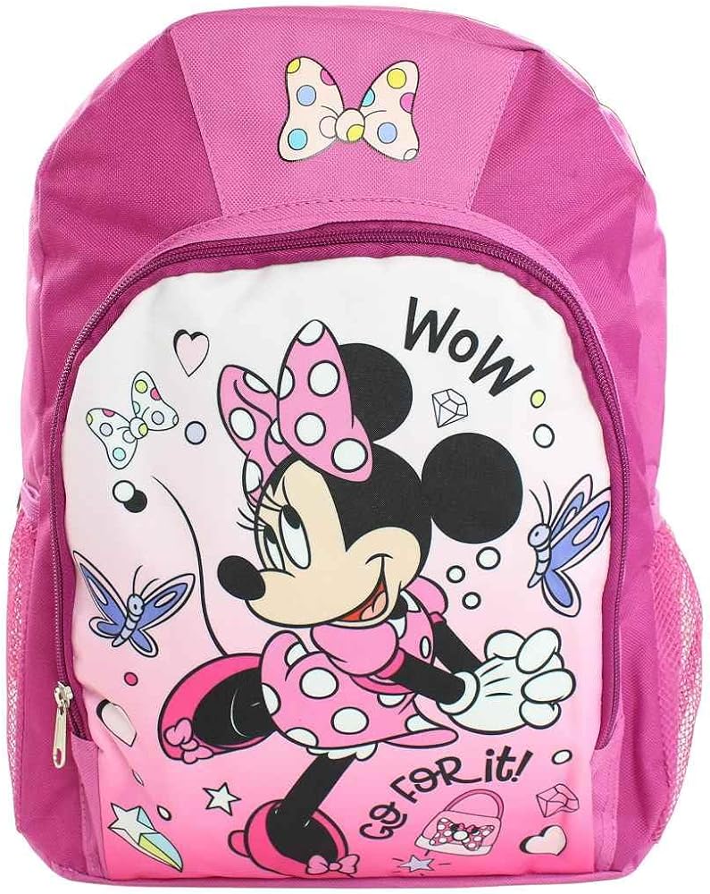 Sac à dos scolaire Minnie Mouse Rose – 40 cm – CP, CE1 & CE2