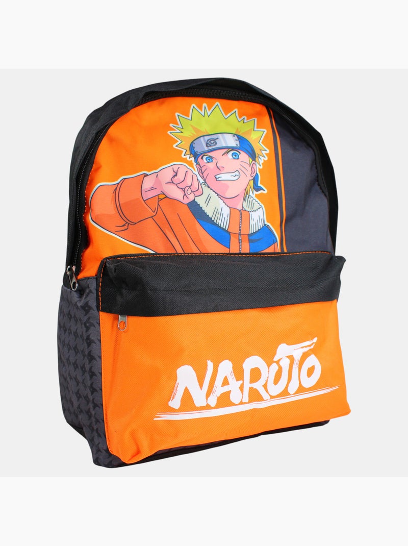 Sac à dos scolaire Naruto Orange & Noir – 40 × 30 × 15 cm – CP, CE1 & CE2