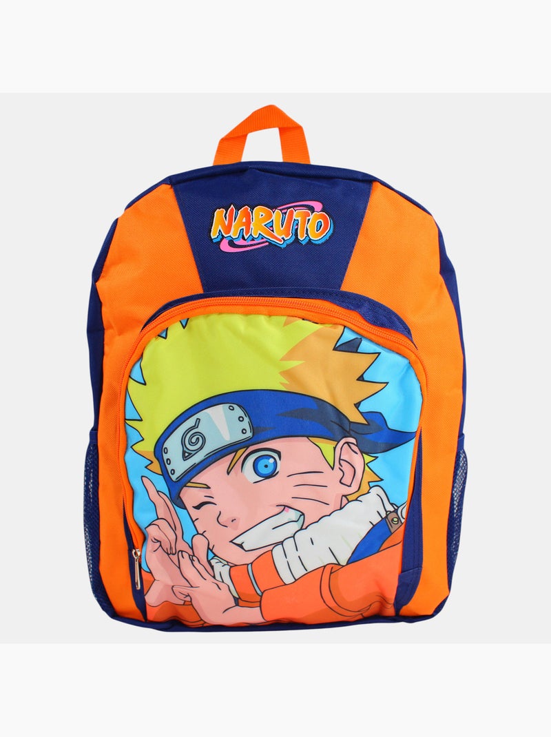 Sac à dos scolaire Naruto Bleu & Orange – 40 cm – CP, CE1 & CE2