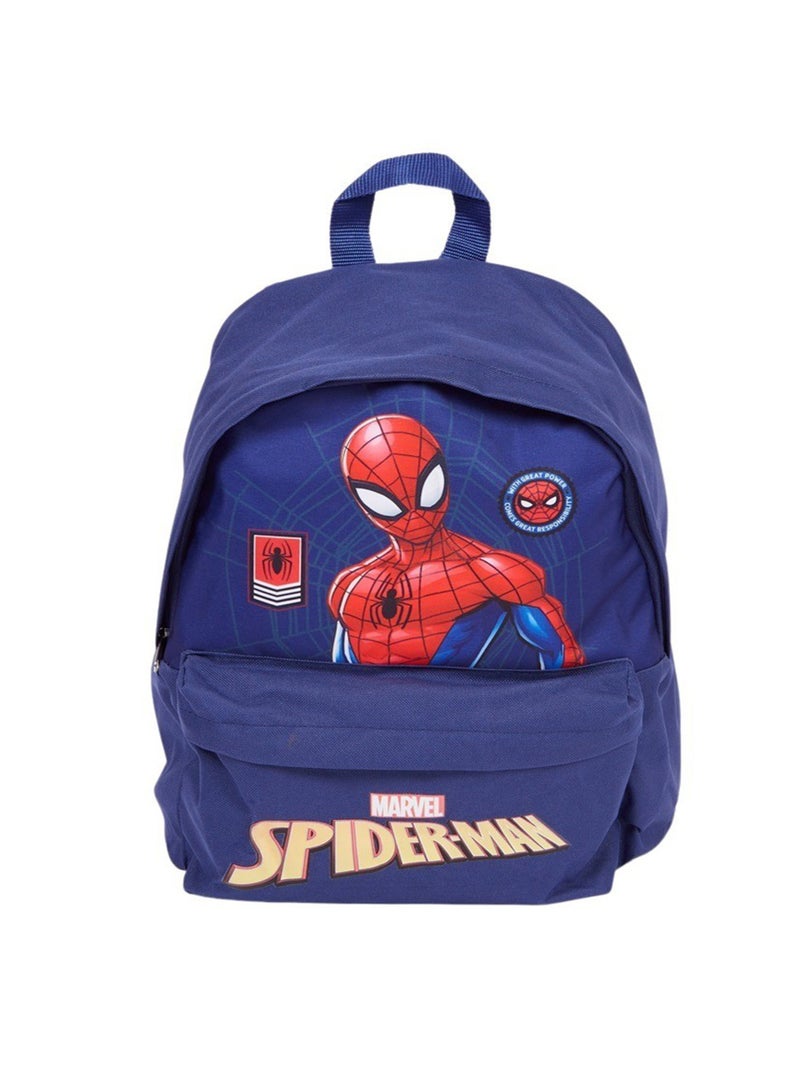 Sac à dos scolaire Spider-Man Marvel Bleu – 40 cm – CP, CE1 & CE2
