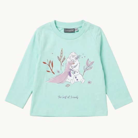T-shirt manches longues La Reine des Neiges – Elsa et Olaf