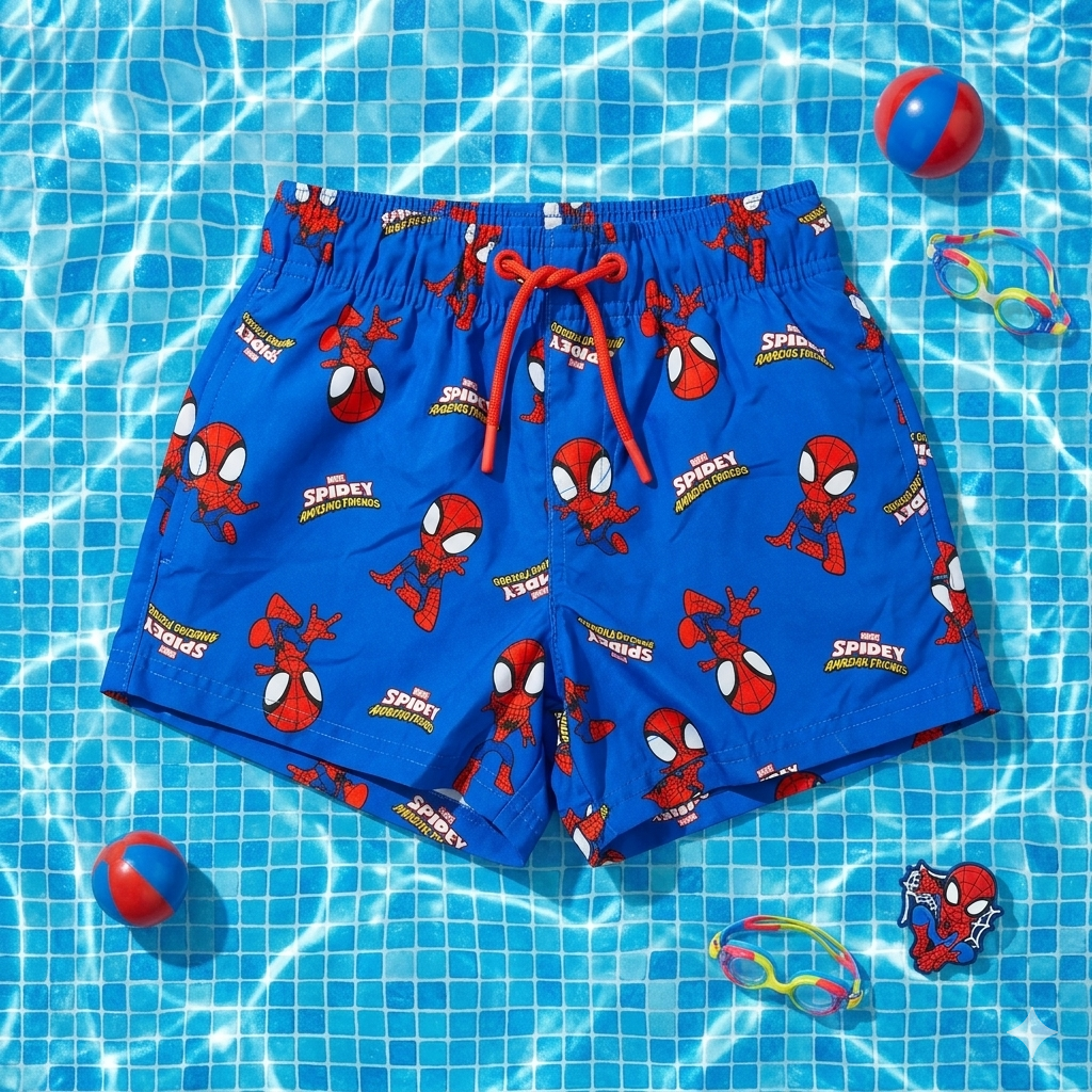 Short de bain enfant Spidey et ses Amis Extraordinaires – Bleu Royal