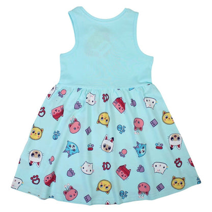 Robe d'été Gabby et la Maison Magique pour fille – Robe sans manches imprimé chats DreamWorks