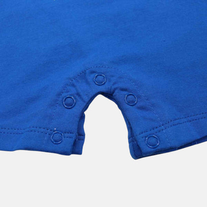 Barboteuse Mickey Mouse pour bébé – Combishort d'été blanc et bleu ou rouge Disney Baby