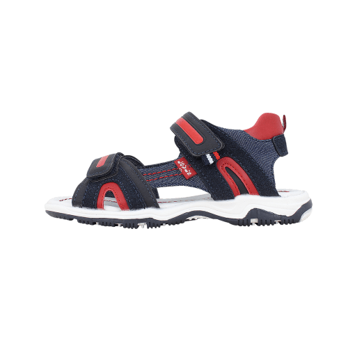 Claquettes Levi's Ajustables – Bleu Marine et Rouge