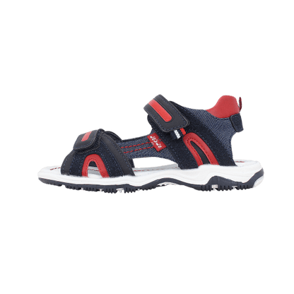 Claquettes Levi's Ajustables – Bleu Marine et Rouge