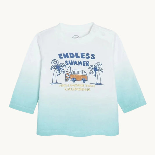 T-shirt manches longues dégradé "Endless Summer" – Cool Club – 6 mois