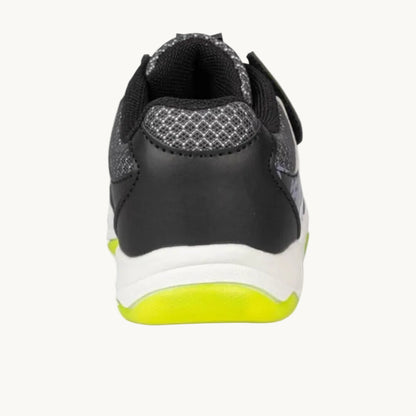 Baskets Enfant Batman DC Comics – Chaussures de Sport à Scratch Logo Chauve-Souris et Lacets Élastiques