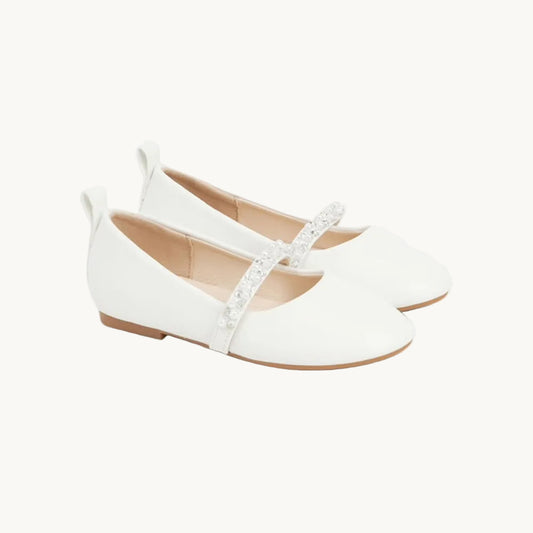 Ballerines Cool Club Fille Blanches Cérémonie