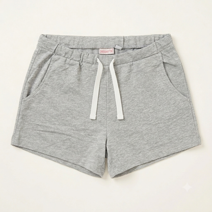 Lot de 2 shorts en molleton ado (Gris & Noir) - Pepperts
