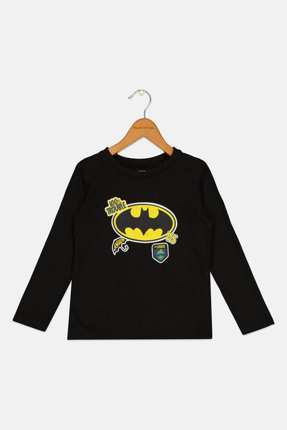 T-shirt Manches Longues Batman Officiel « 100% Trouble »