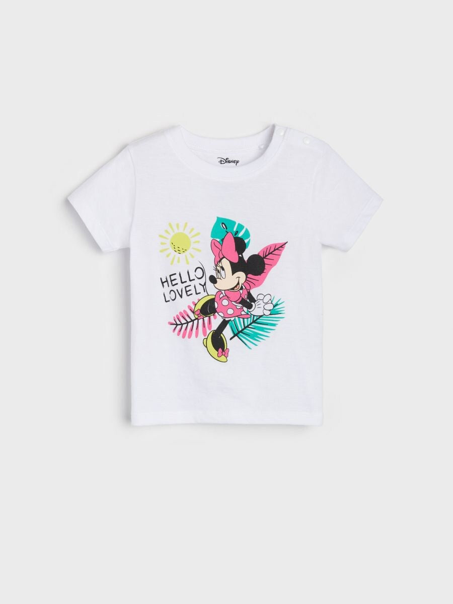 T-shirt blanc Mickey