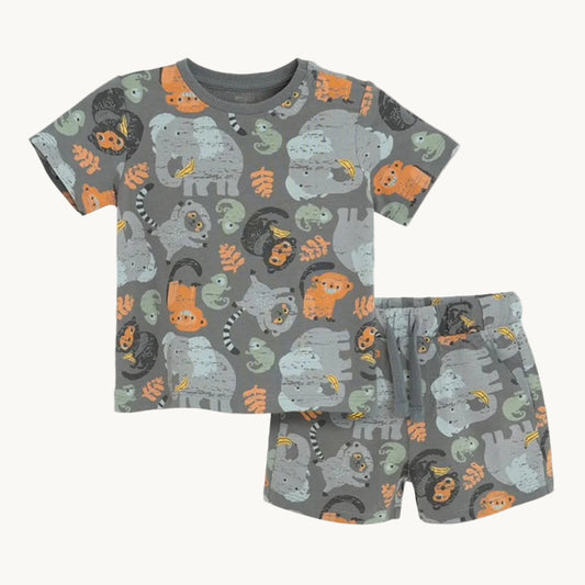 Ensemble bébé Garçon à imprimés animaliers - Cool club