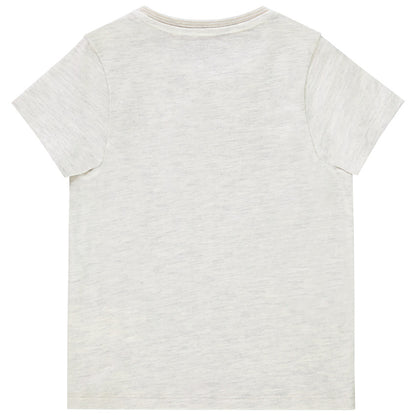 T-shirt Bébé Gris Chiné Motif Girafe - "Ready for Adventure"