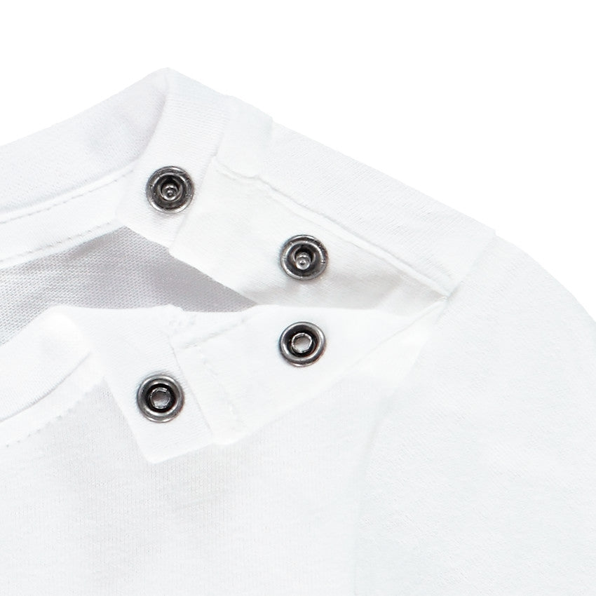 T-shirt Bébé Blanc Motif Léopard - "Hey bro, what's up?"