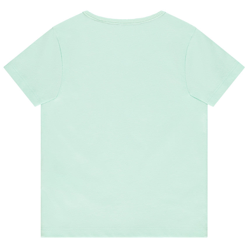 T-shirt Bébé Vert Menthe Motif Toucans - "Toucan Family"