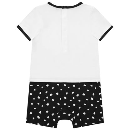 Barboteuse Bébé Les 101 Dalmatiens Noir et Blanc