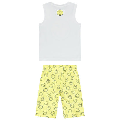 Pyjama court Orchestra x SmileyWorld en coton léger