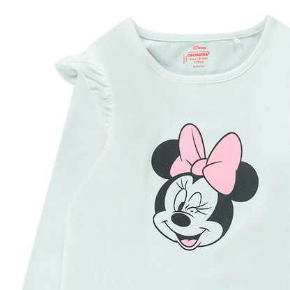Ensemble pyjama fille Minnie Mouse avec volants