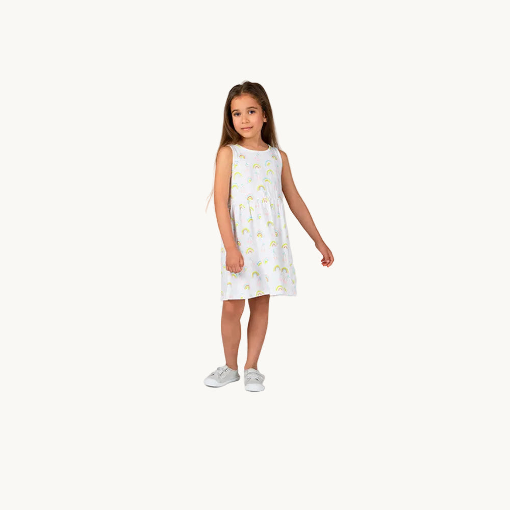 Lot de 3 robes en coton pour fille