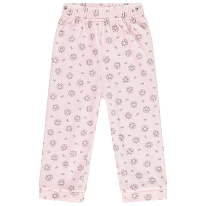 Ensemble 2 pièces Bébé Fille - Sweat Marie Les Aristocats à volants & Pantalon imprimé rose