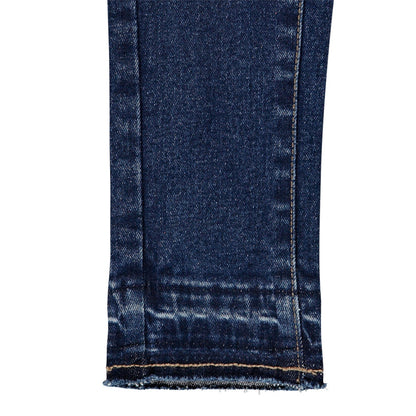 Jean slim brut à broderies florales – Orchestra
