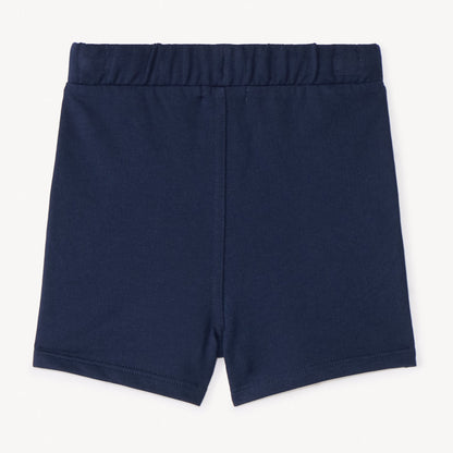 Short en molleton bleu marine avec cordon à message – Orchestra