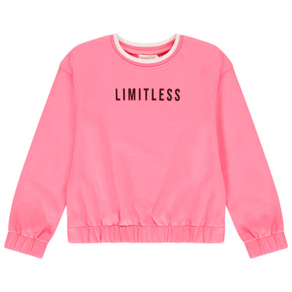 Sweat court en molleton rose "Limitless"