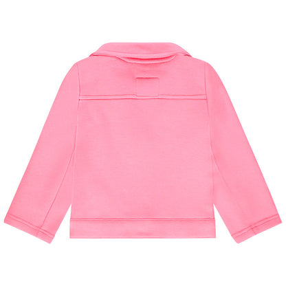 Veste perfecto rose fuchsia en molleton