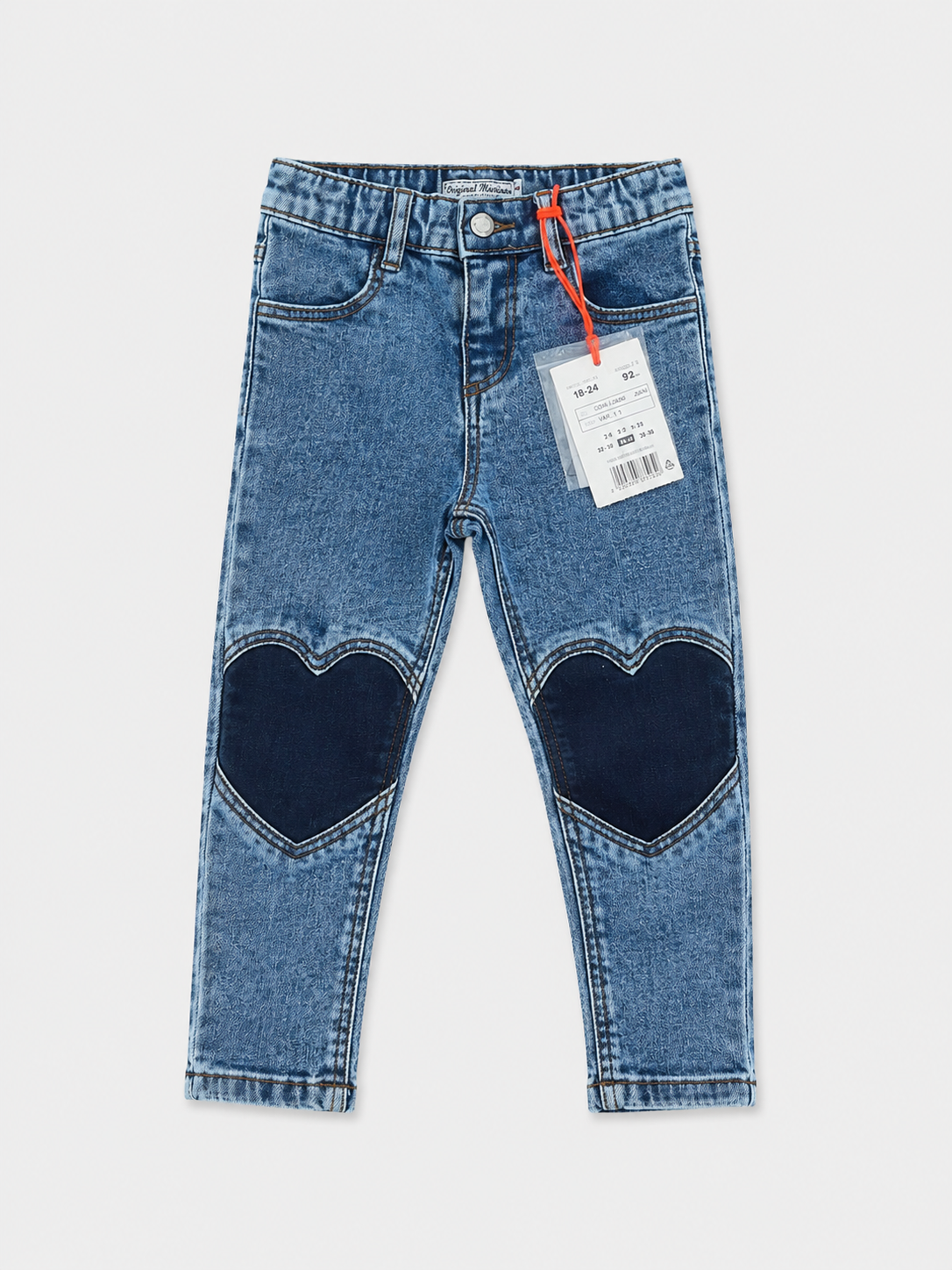 Jean motifs coeurs