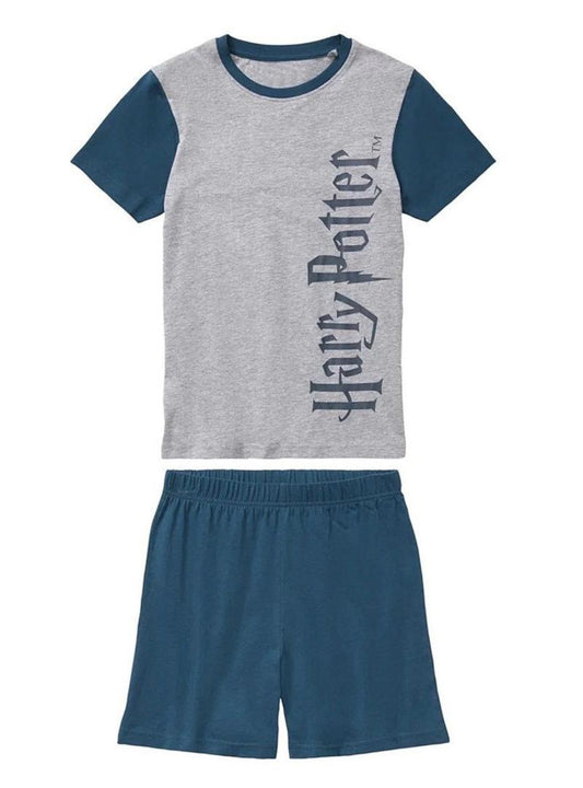 Pyjashort Garçon Harry Potter – Ensemble T-shirt Bicolore Gris & Short