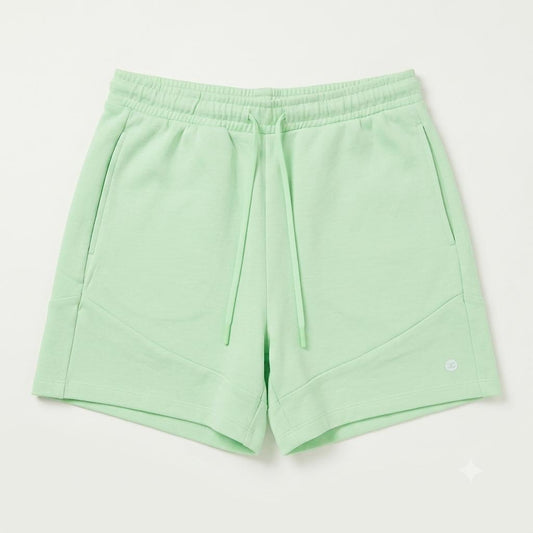 Short en Molleton Vert Menthe Sportswear – Coupe Confort