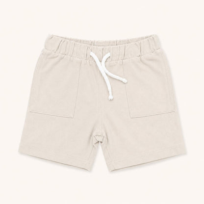 Lot de 3 Shorts en Coton Enfant – Kaki, Noir et Écru