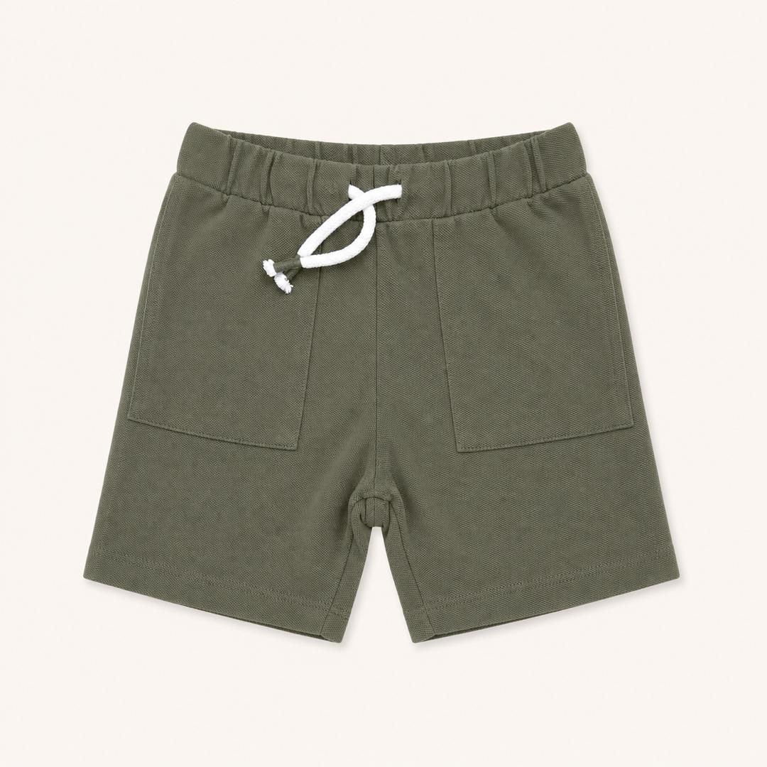 Lot de 3 Shorts en Coton Enfant – Kaki, Noir et Écru