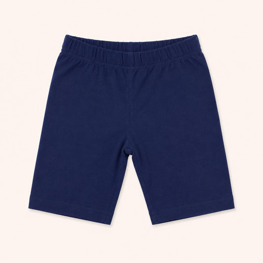 Short Cycliste en Coton Extensible Enfant – Bleu Marine