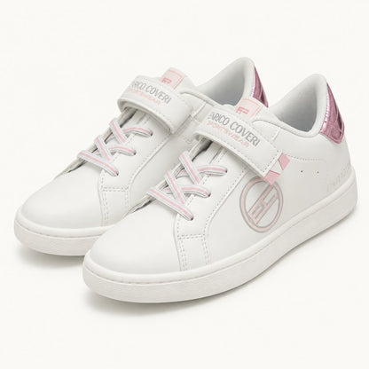 Baskets Fille Blanches Enrico Coveri
