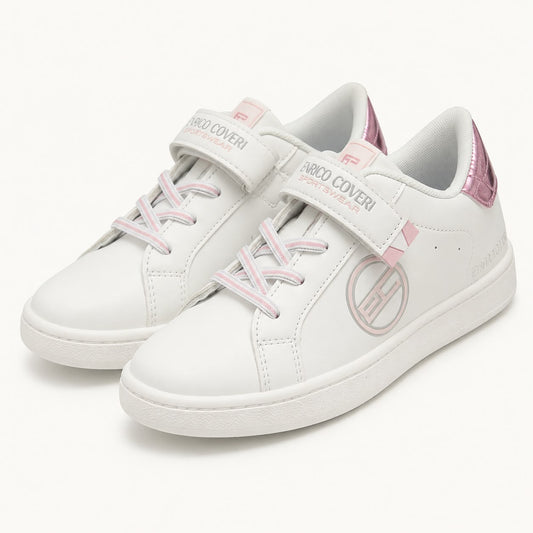 Baskets Fille Blanches Enrico Coveri