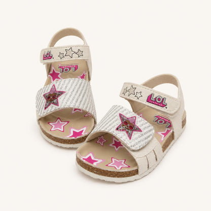 Sandales L.O.L. Surprise! pour Fille – Nu-pieds Ergonomiques à Paillettes et Étoiles