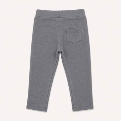 Legging Gris à Motifs Licorne et Étoiles - Fille