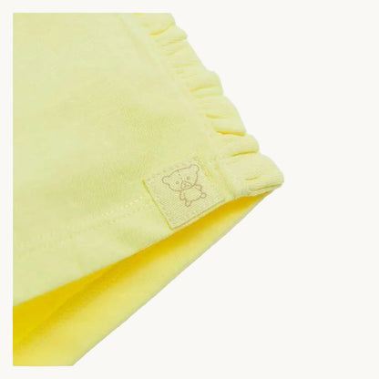 Short jaune bébé Fille - Cool club